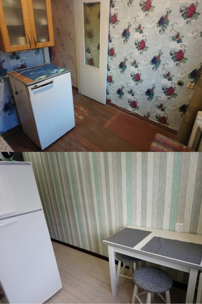 Ремонт кухни 6 кв.м в хрущевке - 32 фото до и после  