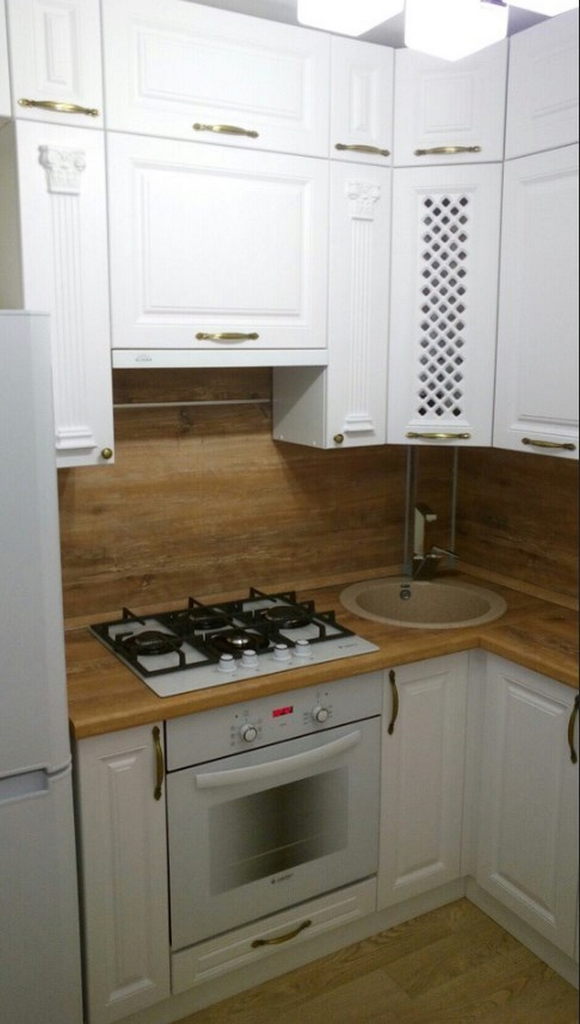 Дизайн кухни в хрущевке с газовой колонкой  - 40 фото с идеями для интерьера  