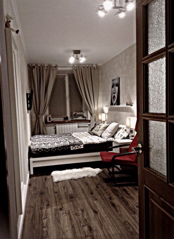 Зонирование комнаты 20 кв.м на спальню и гостиную - лучшие идеи с фото  